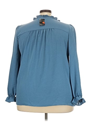 Torrid 3/4 Sleeve Blouse (view 2)