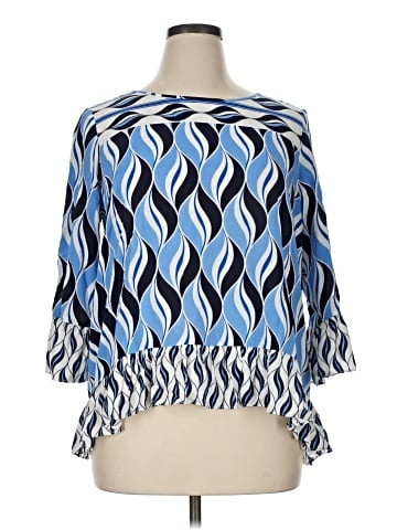 Crown & Ivy 3/4 Sleeve Blouse (view 1)