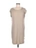 Alya Solid Tan Casual Dress Size M - photo 1