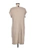 Alya Solid Tan Casual Dress Size M - photo 2