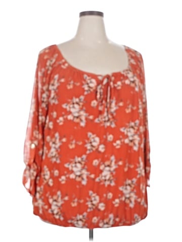 Roz & Ali 3/4 Sleeve Blouse (view 1)