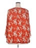 Roz & Ali Orange 3/4 Sleeve Blouse Size 3X - photo 2