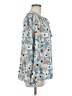 Joie 100% Polyester Floral Blue Long Sleeve Blouse Size M - photo 4