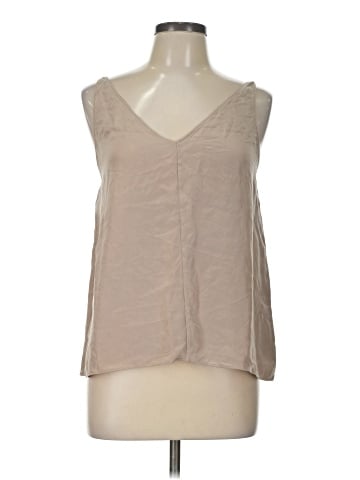 Tibi Sleeveless Silk Top (view 1)