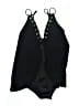 Magicsuit Solid Black One Piece Swimsuit Size 12 - photo 1