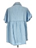 Easel 100% Tencel Blue Short Sleeve Button-Down Shirt Size L - photo 2