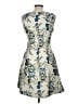 Vince Camuto Floral Blue Cocktail Dress Size 8 - photo 2
