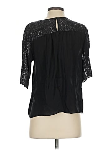Rebecca Taylor Short Sleeve Silk Top (view 2)