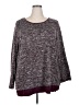 Cj Banks Burgundy Pullover Sweater Size 3X - photo 1