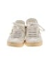 Prada 100% Leather Hearts Ivory Sneakers Size EU 36 - photo 2