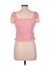 Unbranded Pink Short Sleeve Top Size L - photo 2