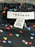 Topshop 100% Polyester Floral Black Long Sleeve Blouse Size 4 - photo 7