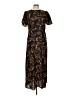 Sugarlips 100% Polyester Paisley Black Casual Dress Size L - photo 1