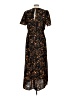 Sugarlips 100% Polyester Paisley Black Casual Dress Size L - photo 2