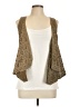 XCVI 100% Leather Tan Cardigan Size L - photo 1