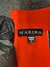 Marina 100% Polyester Orange Jumpsuit Size L - photo 4