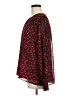 DKNY 100% Polyester Animal Print Red Long Sleeve Blouse Size M - photo 5