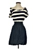 Bee Stitched Stripes Blue Casual Dress Size S - photo 1