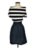 Bee Stitched Stripes Blue Casual Dress Size S - photo 2
