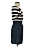 Bee Stitched Stripes Blue Casual Dress Size S - photo 4