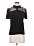 CeCe Black Short Sleeve Blouse Size S - photo 1