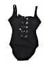 MICHAEL Michael Kors Solid Black One Piece Swimsuit Size 10 - photo 1