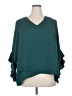 Vince Camuto 100% Polyester Teal 3/4 Sleeve Blouse Size 2X - photo 1