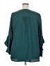 Vince Camuto 100% Polyester Teal 3/4 Sleeve Blouse Size 2X - photo 2