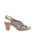 Attilio Giusti Leombruni 100% Leather Gray Sandals Size EU (IT) 38 1/2 / US 8 1/2 - photo 1