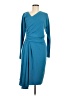 St. John Teal Cocktail Dress Size 8 - photo 1
