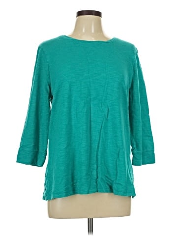 Chico's 3/4 Sleeve T-Shirt (view 1)