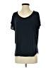 Ann Taylor LOFT 100% Polyester Black Short Sleeve Top Size S - photo 1