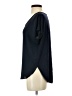 Ann Taylor LOFT 100% Polyester Black Short Sleeve Top Size S - photo 5