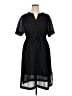 Mossimo 100% Polyester Solid Black Casual Dress Size XL - photo 1