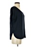 Ann Taylor LOFT 100% Polyester Black Short Sleeve Top Size S - photo 4