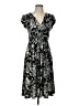 Evan Picone Paisley Black Casual Dress Size 10 - photo 1