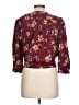 Japna 100% Polyester Burgundy 3/4 Sleeve Blouse Size L - photo 2