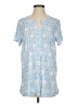 J.Jill Blue Short Sleeve Blouse Size S - photo 1