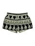 Mine 100% Polyester Paisley Gold Shorts Size L - photo 1