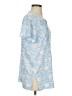 J.Jill Blue Short Sleeve Blouse Size S - photo 4