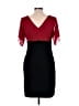 En Focus Studio Burgundy Cocktail Dress Size 12 - photo 2