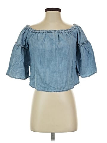 Madewell 3/4 Sleeve Blouse (view 1)