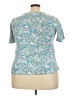 Talbots Outlet Paisley Teal Short Sleeve Top Size 2X - photo 2