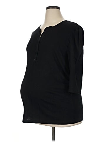 Gap - Maternity Long Sleeve Henley (view 1)