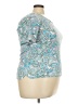 Talbots Outlet Paisley Teal Short Sleeve Top Size 2X - photo 4