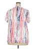 N Touch White Short Sleeve Blouse Size 2X - photo 2