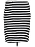 Merona Stripes Black Casual Skirt Size 12 - photo 2