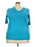 Chico's Teal 3/4 Sleeve T-Shirt Size XXL (4) - photo 1