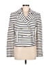 CAbi 100% Cotton Stripes Ivory Jacket Size M - photo 1