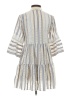 Sandro 100% Polyester Ivory Blue Casual Dress Size EU (FR) 34 / US 2 - photo 2